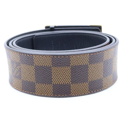 Louis Vuitton Damier Ceinture Neo Trunk Leather Belt Brown Gold — view 2