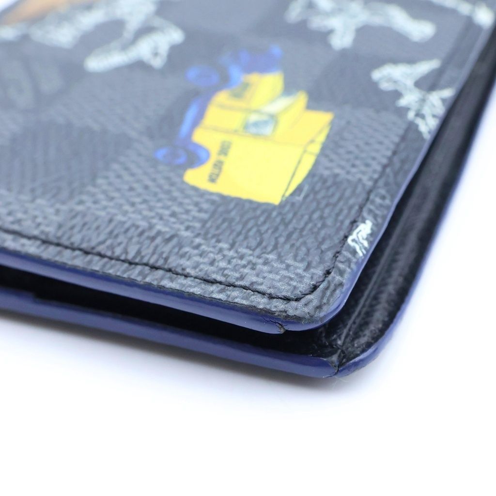 Louis Vuitton Damier Graphite Map Portefeuille Slender NM Bifold Wallet Compact — view 4