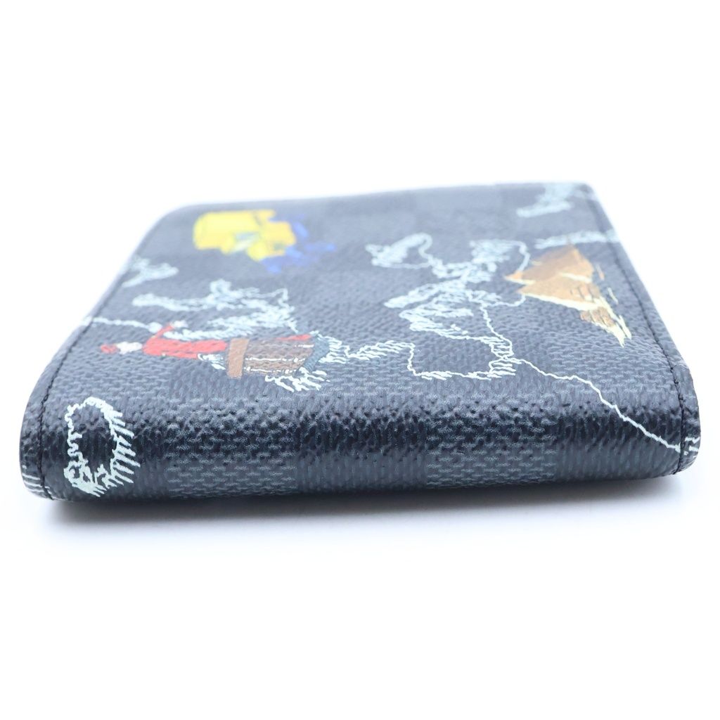 Louis Vuitton Damier Graphite Map Portefeuille Slender NM Bifold Wallet Compact — view 5