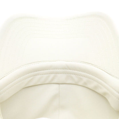 Celine Baseball Cap Triomphe Cap Panel Cotton Cream Hat — view 6