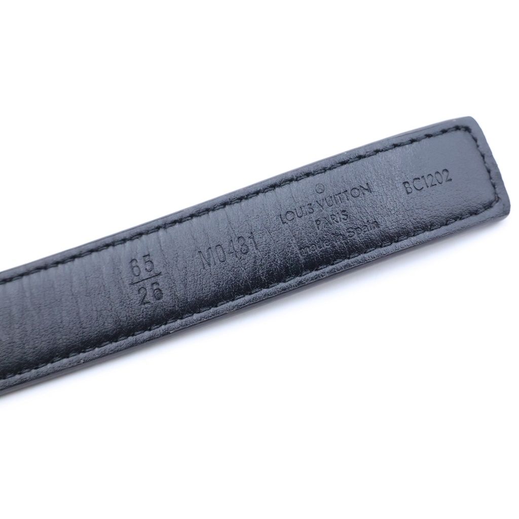 Louis Vuitton LV Iconic Reversible Monogram Canvas Calfskin Brown Noir Belt — view 5