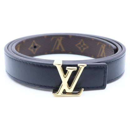 Louis Vuitton LV Iconic Reversible Monogram Canvas Calfskin Brown Noir Belt — view 6