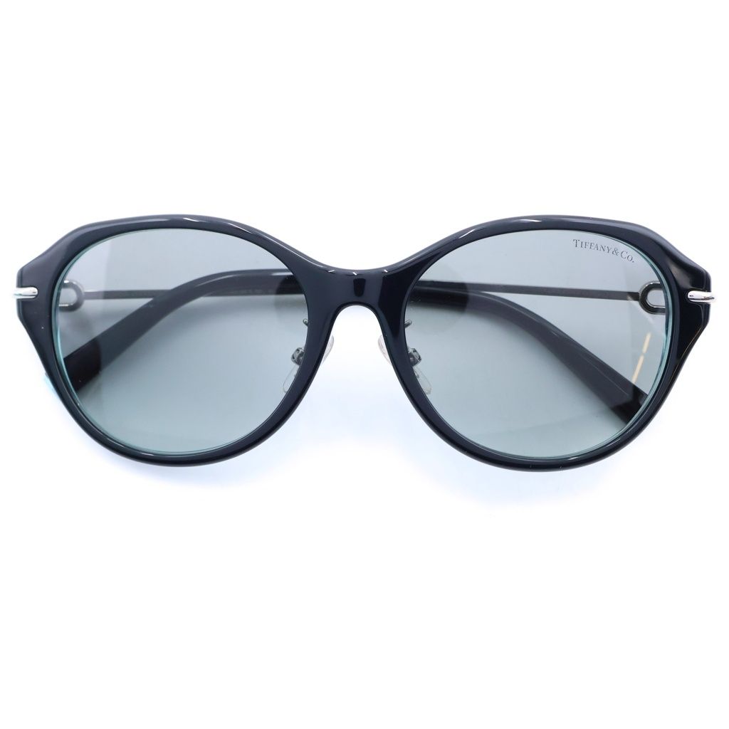 Tiffany & Co Side HardWear Wellington Sunglasses Silver Black Eyewear