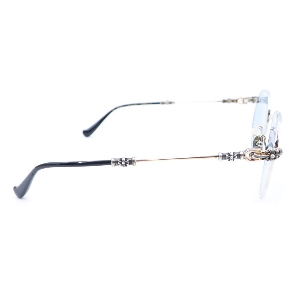 Chrome Hearts Bubba- Eyewear Sunglasses Black Silver — view 3