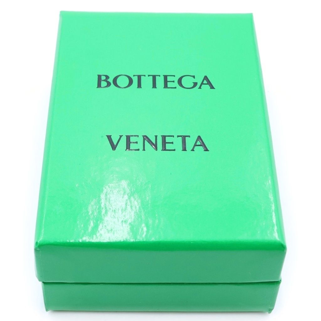 Bottega Veneta Triangle Key Ring Green Gold Key Holder — view 6