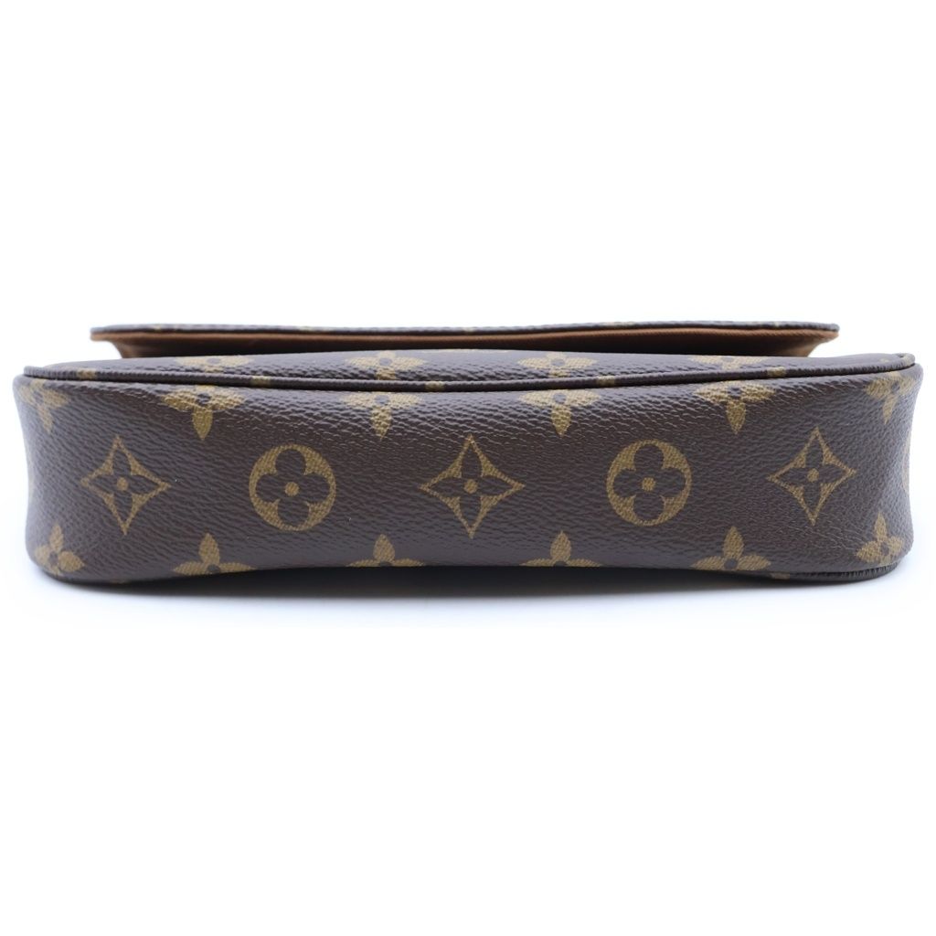 Louis Vuitton Monogram Wallet on Chain Ivy Shoulder Bag Brown Leather — view 4