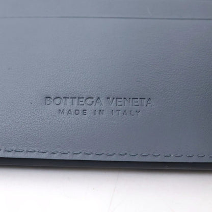 Bottega Veneta Intrecciato Leather Compact Wallet Bifold Black — view 5