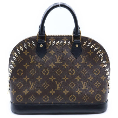 Louis Vuitton Monogram Alma PM Cruise Collection Handbag Brown Black Leather — view 2