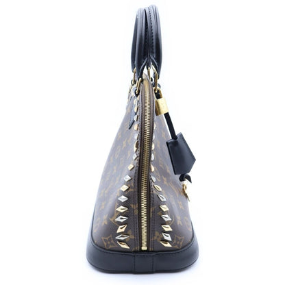 Louis Vuitton Monogram Alma PM Cruise Collection Handbag Brown Black Leather — view 3