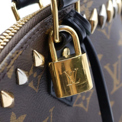 Louis Vuitton Monogram Alma PM Cruise Collection Handbag Brown Black Leather — view 7