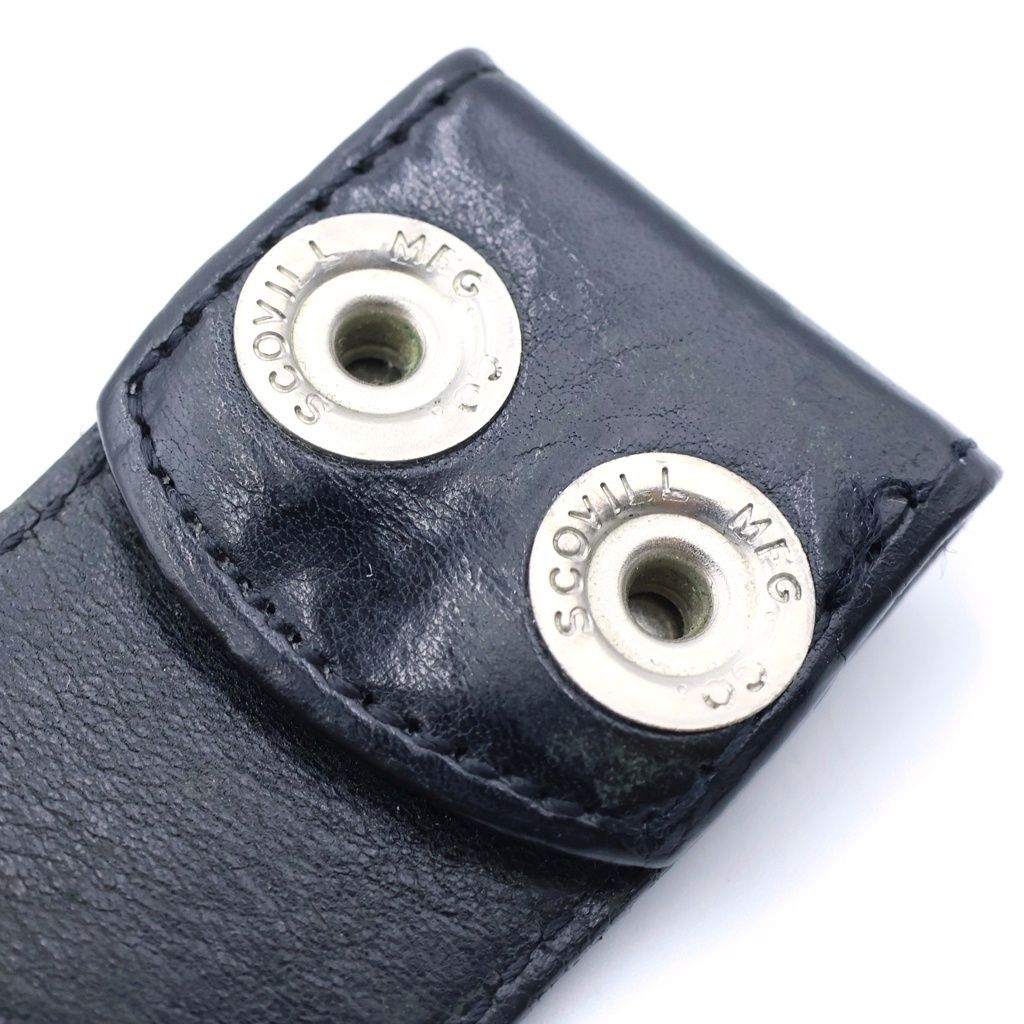 Chrome Hearts 1.5 Strap Leather Belt Horseshoe Rivet — view 4