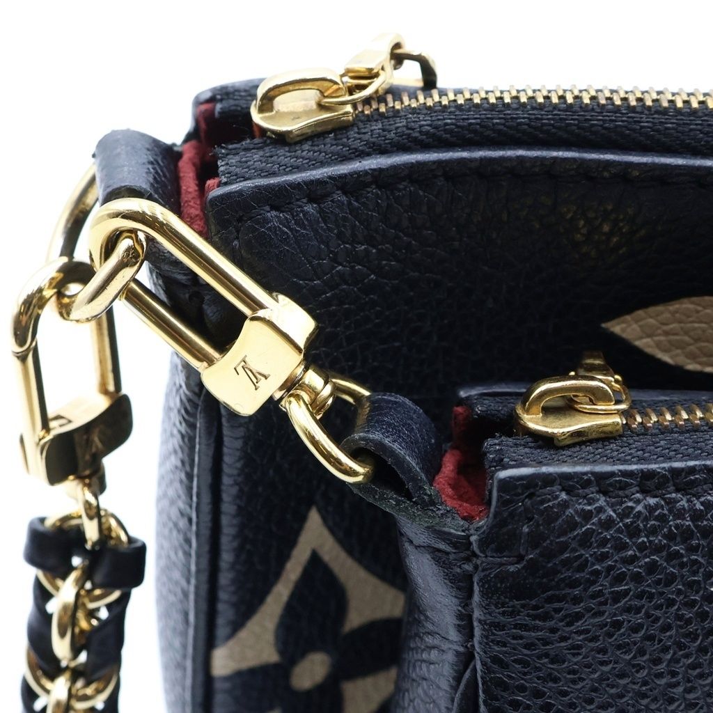 Louis Vuitton Monogram Empreinte Multi Pochette Accessoires Noir Beige — view 6