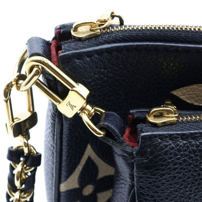 Louis Vuitton Monogram Empreinte Multi Pochette Accessoires Noir Beige — view 6