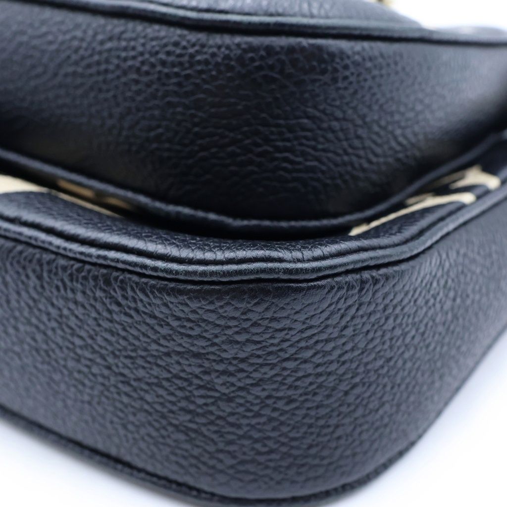 Louis Vuitton Monogram Empreinte Multi Pochette Accessoires Noir Beige — view 5