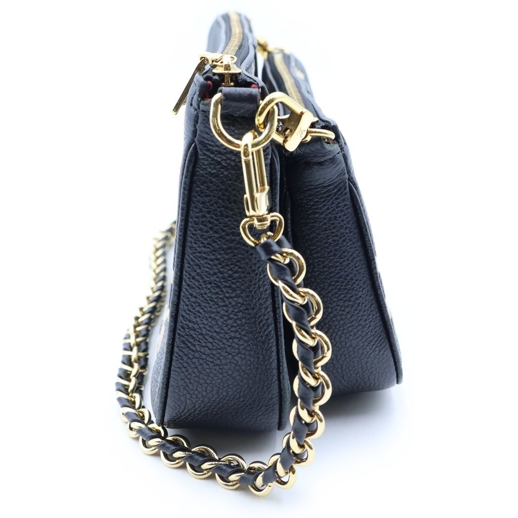 Louis Vuitton Monogram Empreinte Multi Pochette Accessoires Noir Beige — view 3