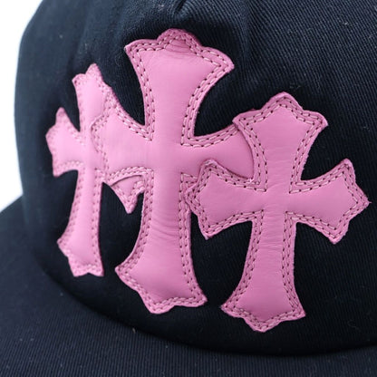 Chrome Hearts Trucker Cap Truckkhaki Cap Leather Patch Hat — view 5