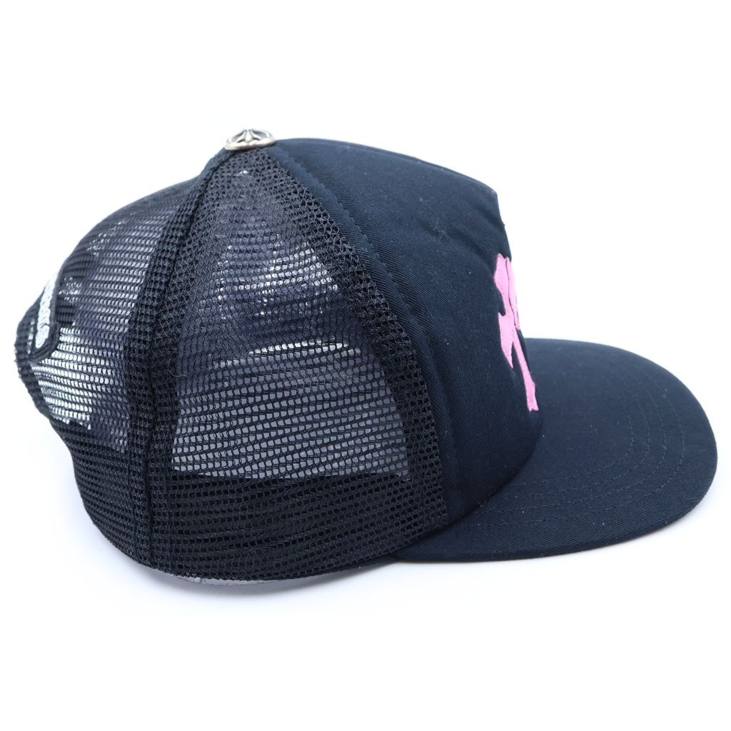 Chrome Hearts Trucker Cap Truckkhaki Cap Leather Patch Hat — view 3