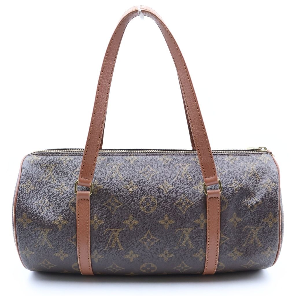 Louis Vuitton Monogram Vintage Handbag Brown Leather — view 2