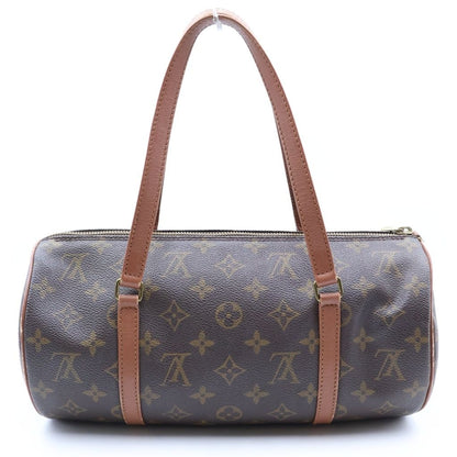 Louis Vuitton Monogram Vintage Handbag Brown Leather — view 2