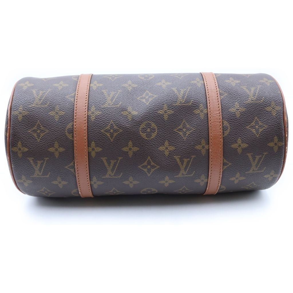 Louis Vuitton Monogram Vintage Handbag Brown Leather — view 4