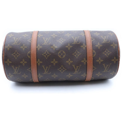 Louis Vuitton Monogram Vintage Handbag Brown Leather — view 4