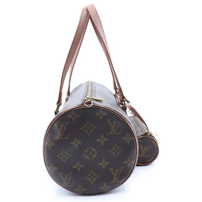 Louis Vuitton Monogram Vintage Handbag Brown Leather — view 3