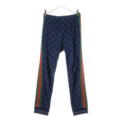 Gucci GG Cotton Jersey Jo Pants Sherry Line Navy