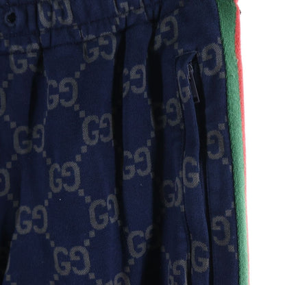 Gucci GG Cotton Jersey Jo Pants Sherry Line Navy — view 5