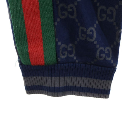 Gucci GG Cotton Jersey Jo Pants Sherry Line Navy — view 6