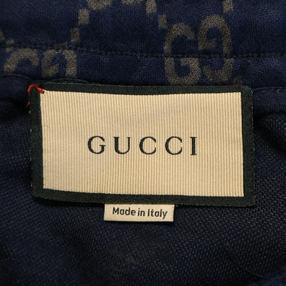 Gucci GG Cotton Jersey Jo Pants Sherry Line Navy — view 7