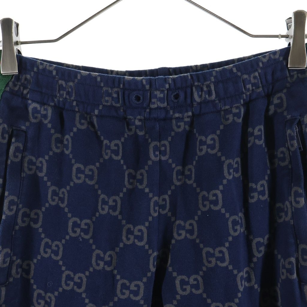 Gucci GG Cotton Jersey Jo Pants Sherry Line Navy — view 3