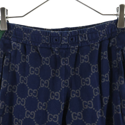 Gucci GG Cotton Jersey Jo Pants Sherry Line Navy — view 3