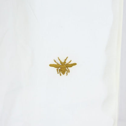 Dior Bee Embroidery Shirt White Cotton 37 — view 6