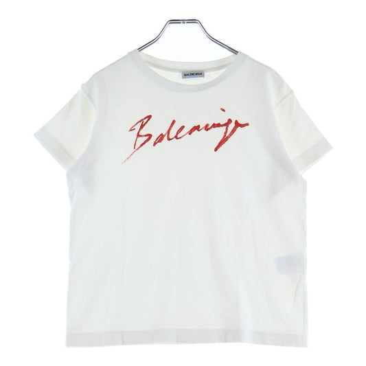 Balenciaga Logo T-Shirt White