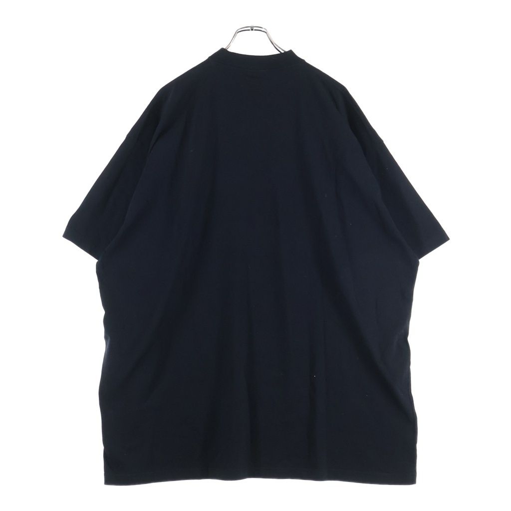 Balenciaga Adidas Trefoil Logo Embroidery Crew Neck Short Sleeve T-Shirt Black — view 2