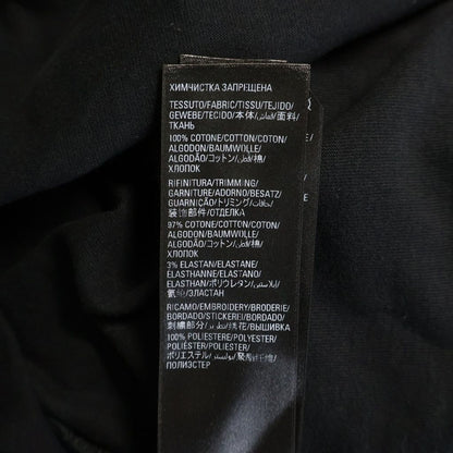 Balenciaga Adidas Trefoil Logo Embroidery Crew Neck Short Sleeve T-Shirt Black — view 7