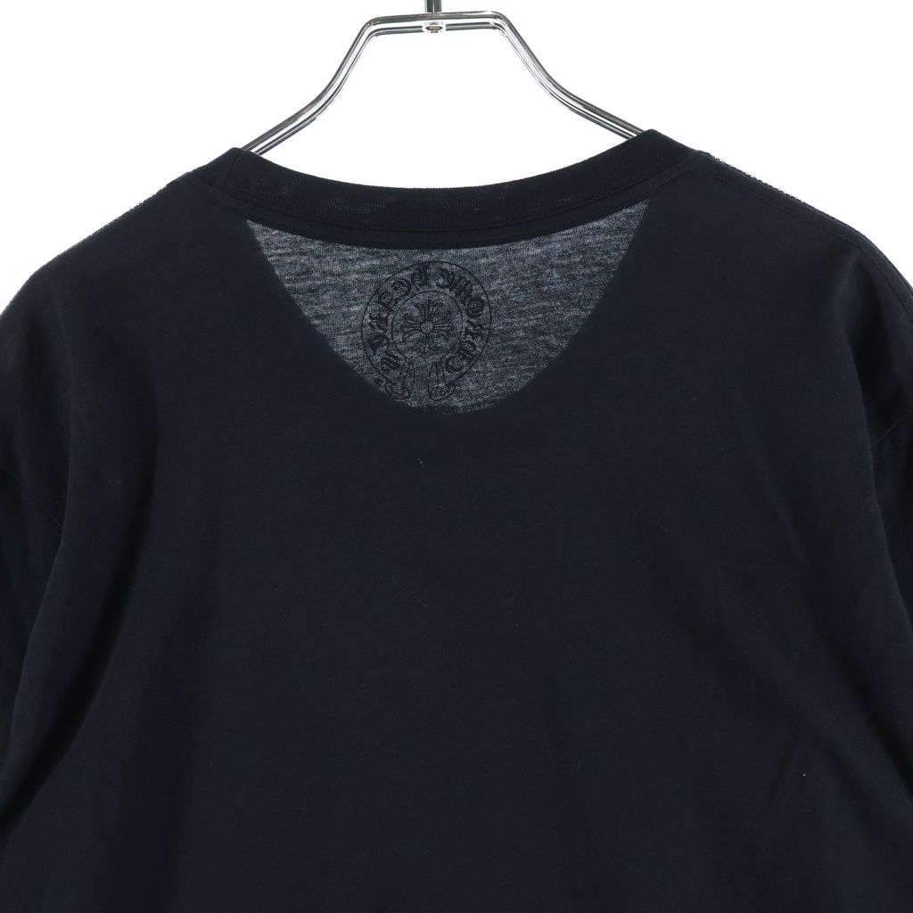 Chrome Hearts Foti Print Short Sleeve Tee Crew Neck T-Shirt Cotton Black — view 4