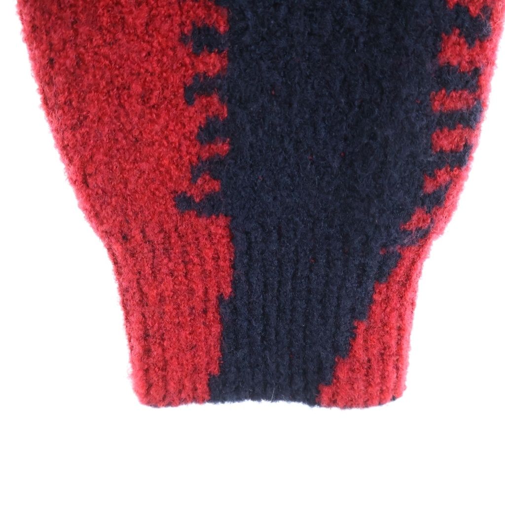 Loewe Gradient Wool Knit Black Red Sweater — view 6
