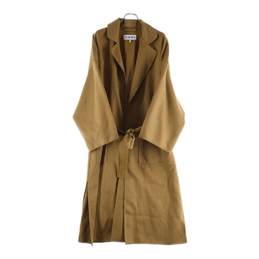 Loewe Oversize Belt Coat Cashmere Brown