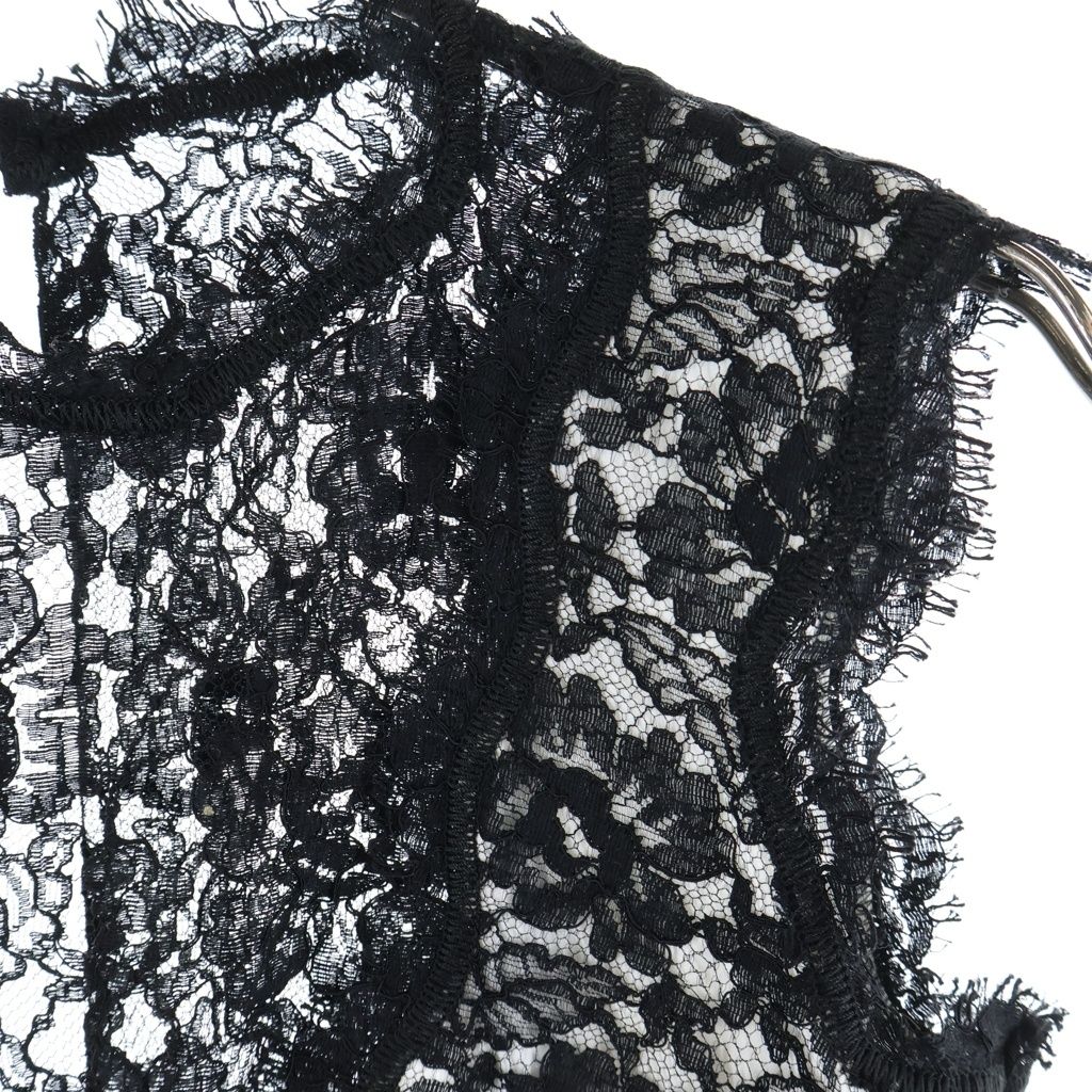 Chanel Black Lace Sleeveless Top — view 4