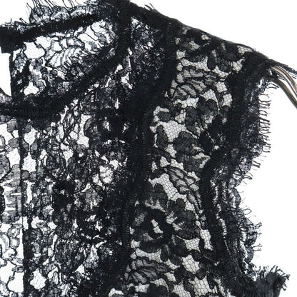 Chanel Black Lace Sleeveless Top — view 4