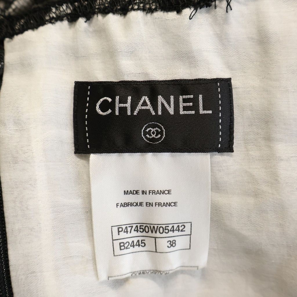 Chanel Black Lace Sleeveless Top — view 6