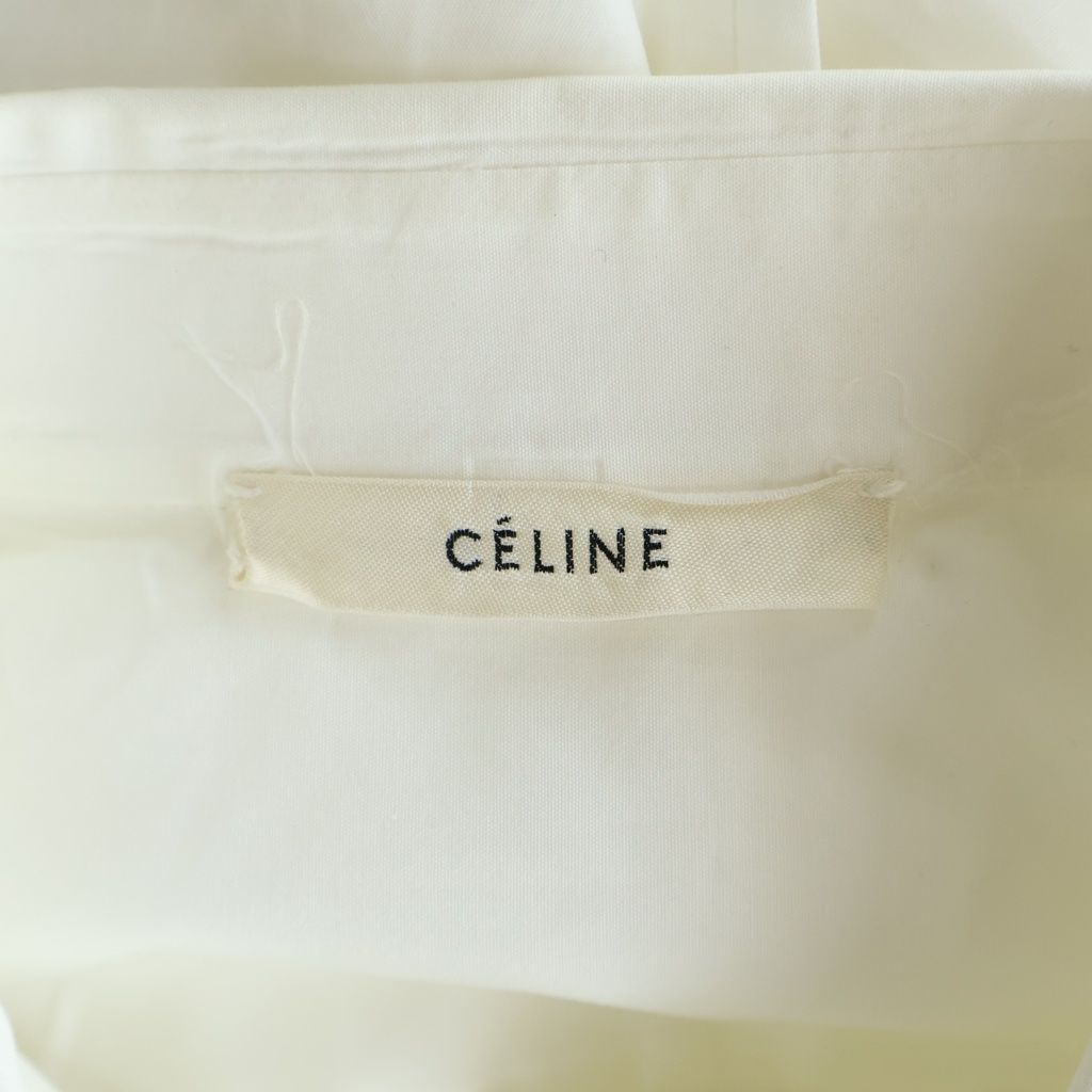 Celine Dress Shirt Long Sleeve Cotton White — view 7