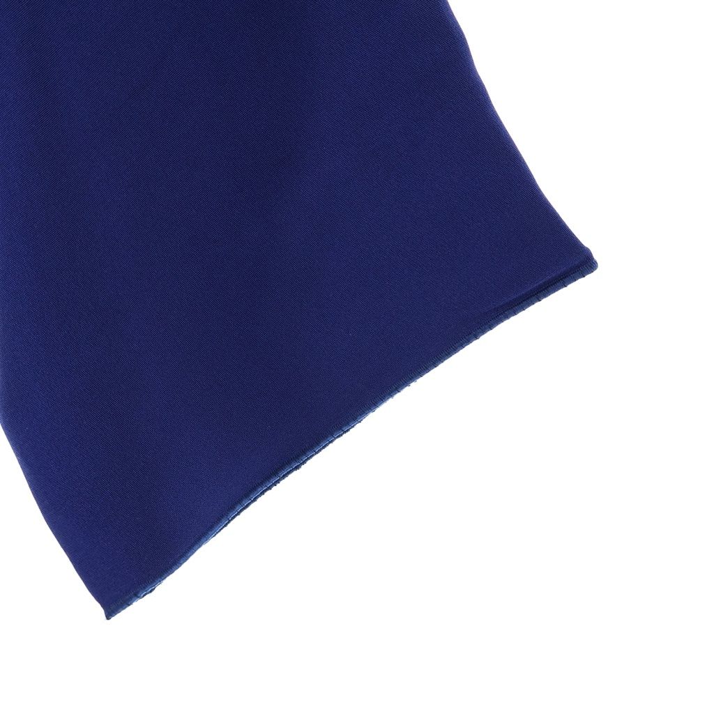 Celine Dress Three Quarter Sleeve Silk Blue — view 6