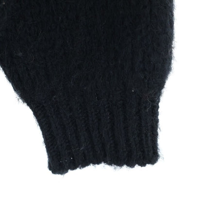 Celine Fair Isle Logo Knit Crew Neck Sweater Wool Black Red — view 5