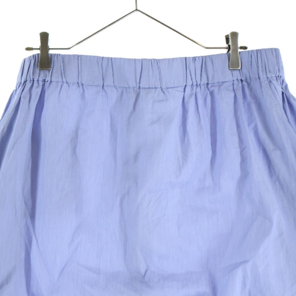Celine Off Shoulder Shirt Blouse Blue Cotton — view 4