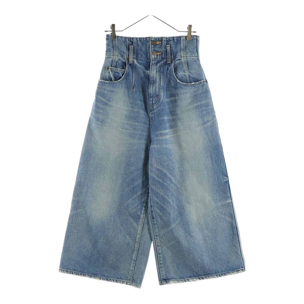 Celine Jumbo High Waist Denim Pants Indigo