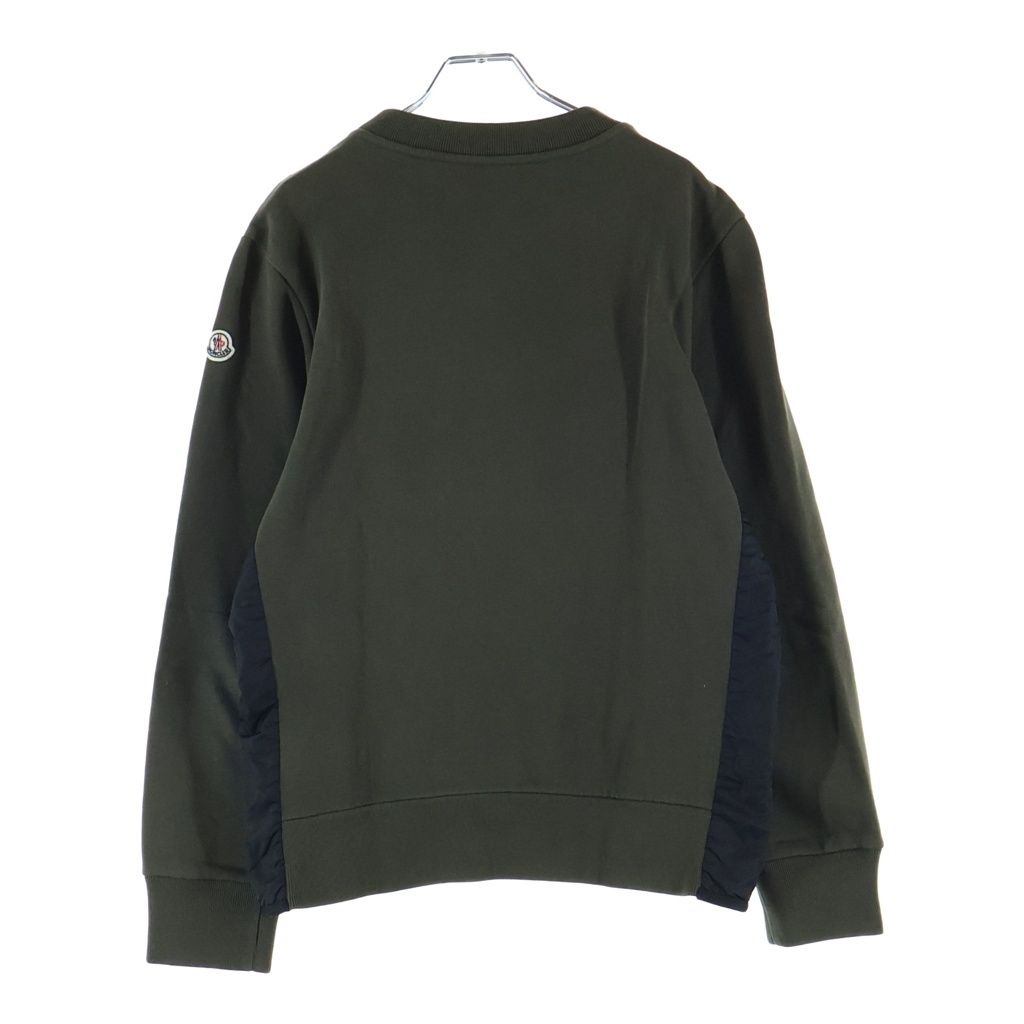 Moncler Sweatshirt Side Zip Long Sleeve Khaki — view 2