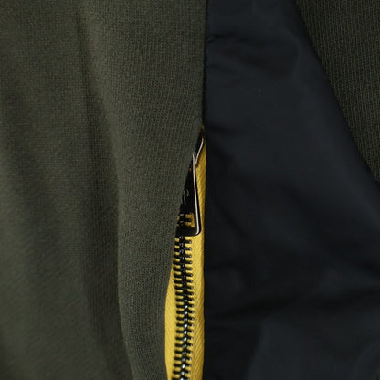 Moncler Sweatshirt Side Zip Long Sleeve Khaki — view 6