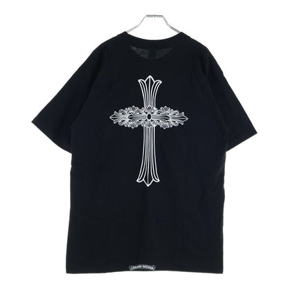 Chrome Hearts Vintage Floral Cross Short Sleeve Tee Back Print Crew Neck — view 2